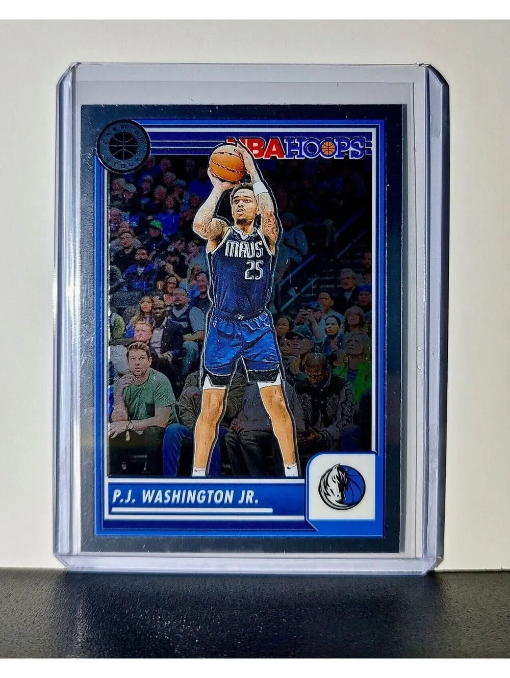 P.J. Washington Jr. 2023-24 Panini Premium Stock NBA Hoops #121 Card Mavericks